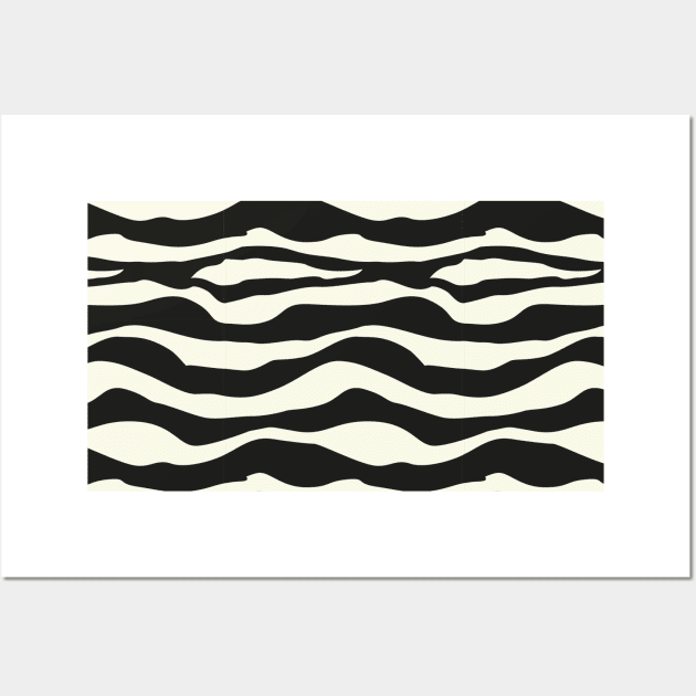 Zebra Design Wall Art by Full Moon